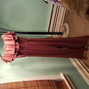 2 for $20/ Stretchy Mauve Jumpsuit